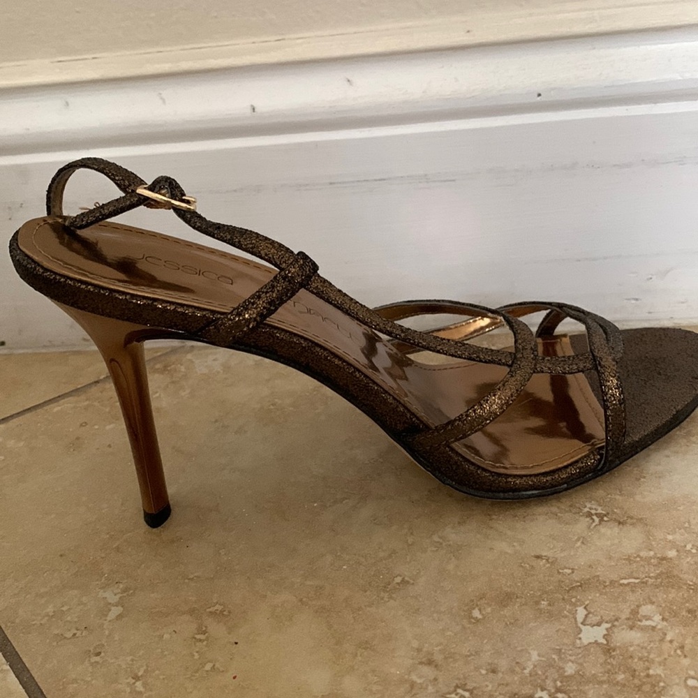 Gold heels